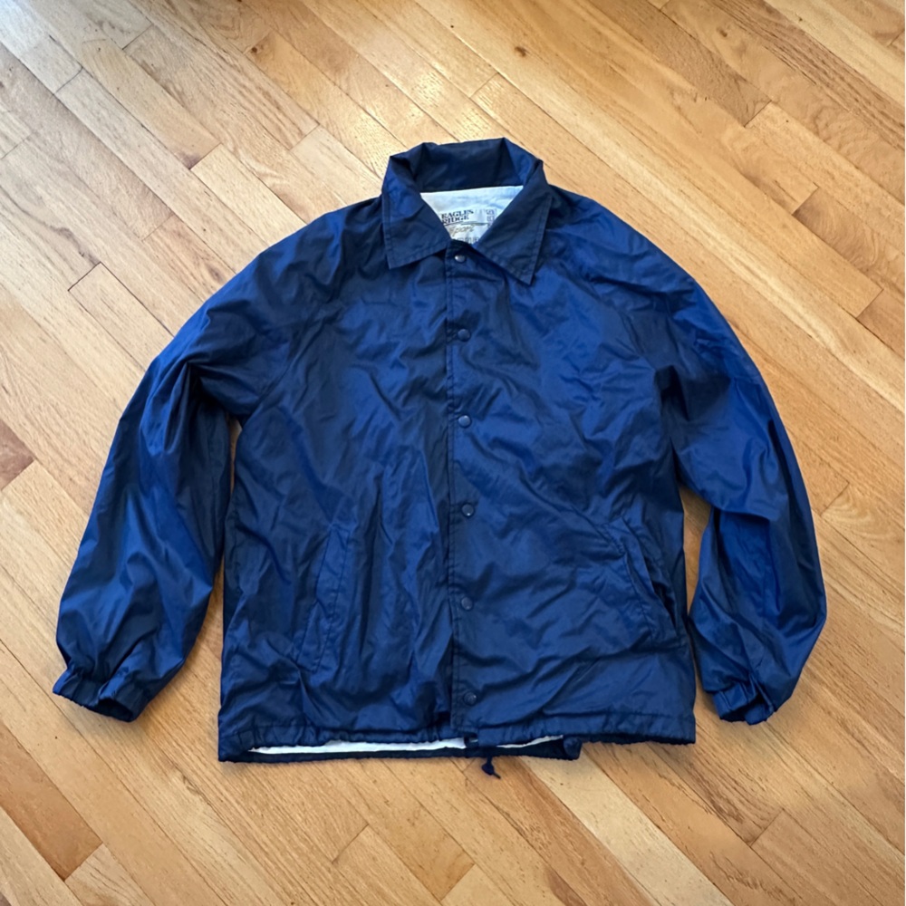 Men's Eagles Ridge Navy Blue Lightweight Jacket Size Large